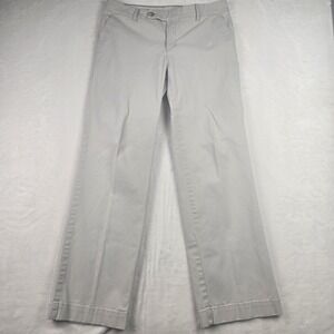 Eddie Bauer Pants Womens 10 Tan Khaki‎ Mercer Pants Straight Leg Flat Front